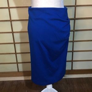 New York and company cobalt blue pencil skirt 18